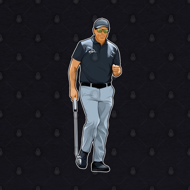 Phil Mickelson Sarazen Cup by RunAndGow